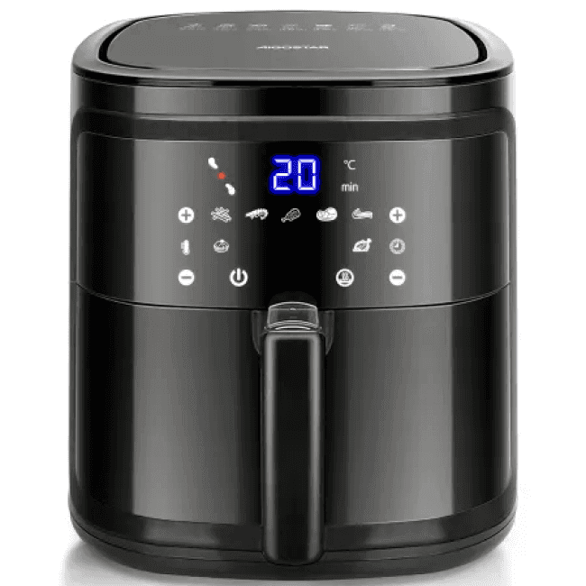 Fritadeira sem Óleo AIGOSTAR (8L - Preto)