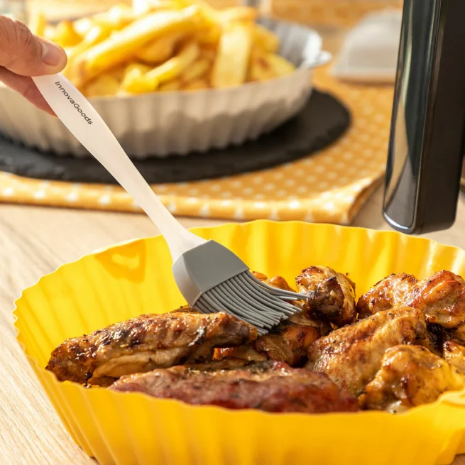 Cestos de Silicone com Escova para Fritadeiras Mollicon Air 2 Unidades