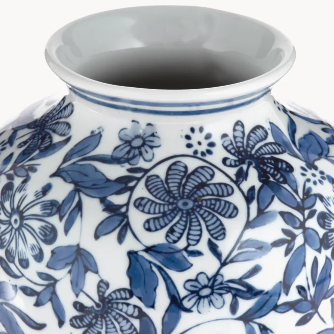 Jarra decorativa em porcelana grande Lin, Alt 31 cm