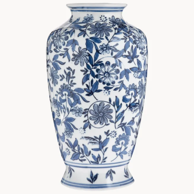 Jarra decorativa em porcelana grande Lin, Alt 31 cm