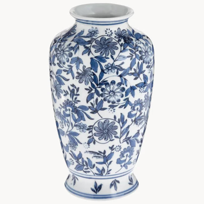 Jarra decorativa em porcelana grande Lin, Alt 31 cm