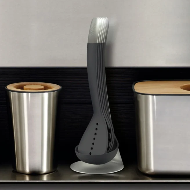 Conjunto de utensílios de cozinha com suporte Nest, 6 uni.