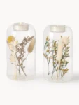 Conjunto de velas com flores secas Eleonora, 2 uni.