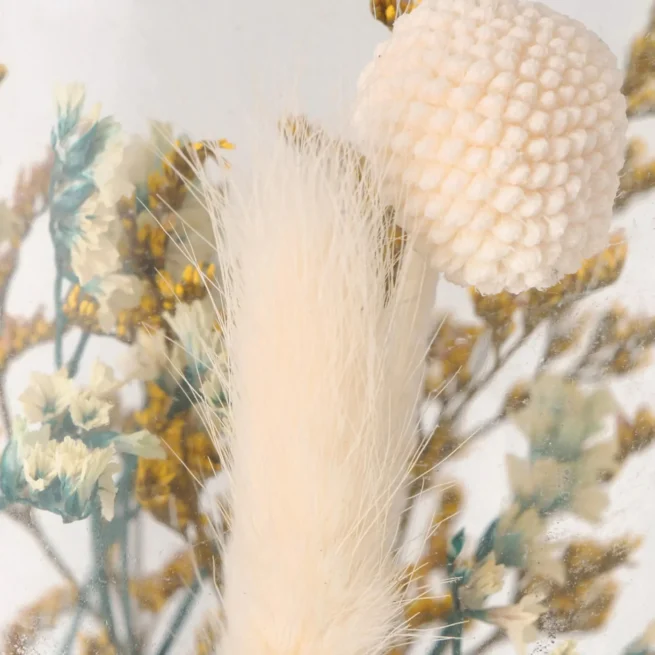 Conjunto de velas com flores secas Eleonora, 2 uni.