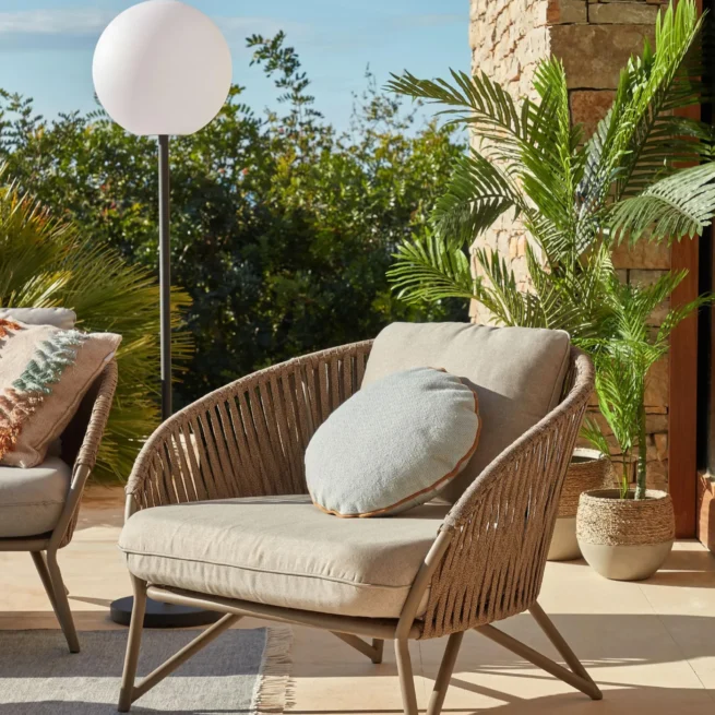 Planta artificial em vaso Palme