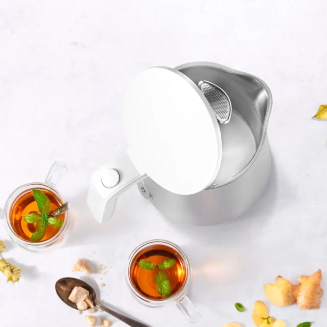 Chaleira elétrica de plástico Enfinigy, 1 L