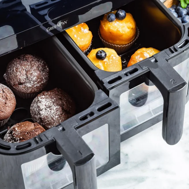 Fritadeira sem óleo Bistro, 2 compartimentos