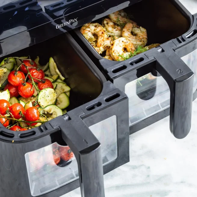 Fritadeira sem óleo Bistro, 2 compartimentos