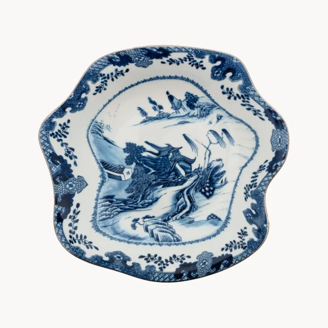 Prato de sopa em porcelana Classic On Acid