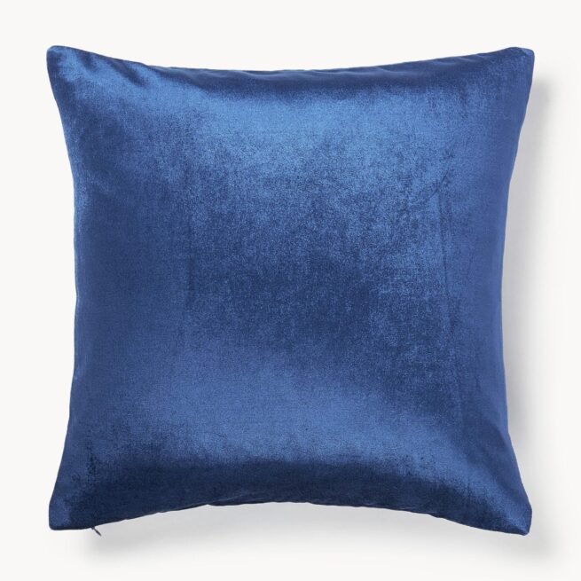 Capa de almofada em veludo com bordado de árvore de Natal Isadora