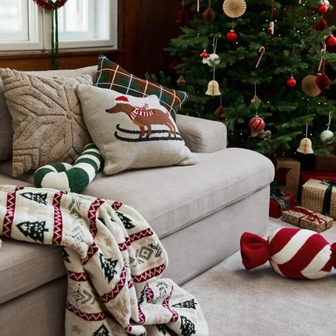 Manta com padrão de inverno Nalani