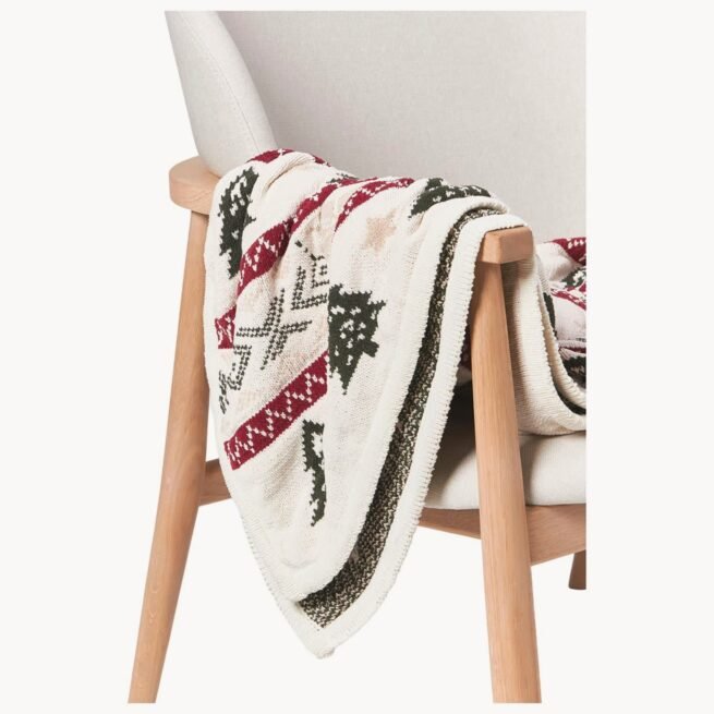 Manta com padrão de inverno Nalani