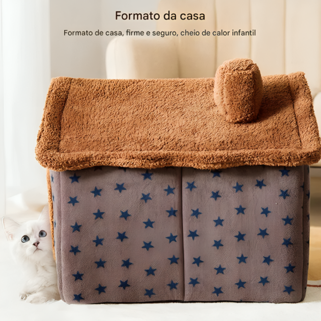 Casinha de Peluche PetCool + Ração Royal Canin (Brinde)