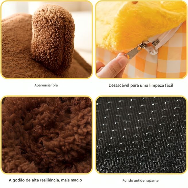 Casinha de Peluche PetCool + Ração Royal Canin (Brinde)