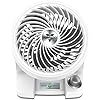Vornado Ventilador circulador de ar compacto Energy Smart 133DC com controle de velocidade variável, branco