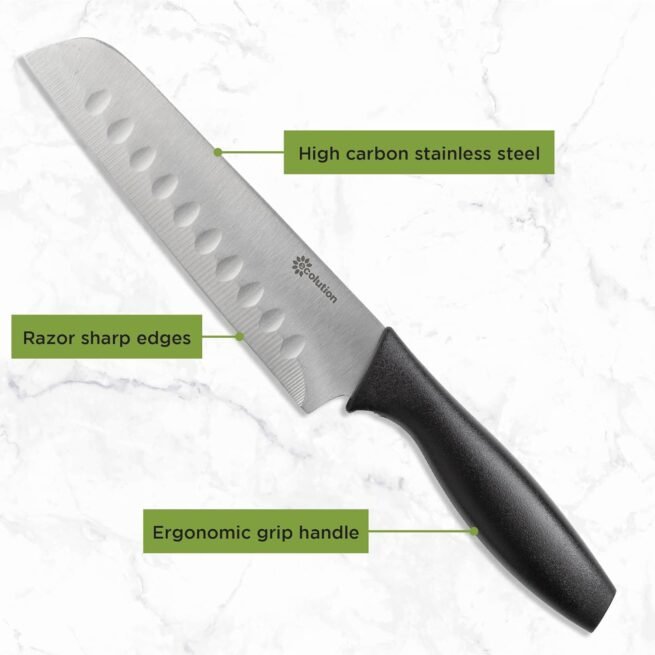 Ecolution Conjunto de panelas antiaderentes de cerâmica fácil de limpar, conjunto de panelas e frigideiras para lava-louças, alça de aderência confortável, aquecimento uniforme, liberação definitiva