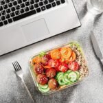 M MCIRCO 24 recipientes de vidro para armazenamento de alimentos com tampas de encaixe atualizadas, conjunto de recipientes de preparação de refeições de vidro – Recipientes herméticos para almoço,