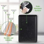 NutriChef Conjunto de assadeiras empilháveis de 8 peças | Conjunto de assadeiras antiaderentes de aço carbono | Inclui assadeira, muffin, redondo, pão, bolo quadrado e formas profundas | Sem PFOA