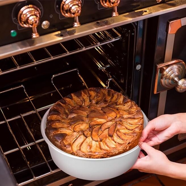 12 Peças set Alumínio Round Cake Pans Bakeware Sets com 4 polegadas, 6 polegadas, 8 polegadas, 9 polegadas, 10 polegadas Panelas de bolo para assar bolos de aniversário de casamento, prata