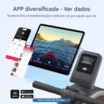 MERACH Máquina de remo, máquina de remo magnético para casa, 16 níveis de resistência silenciosa, trilho deslizante duplo com capacidade máxima de 158 kg, compatível com aplicativo