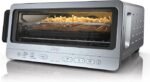 Ninja Torradeira flip forno e fritadeira a ar, funcionalidade 8 em 1, capacidade de abrir e afastar para espaço de armazenamento, grande capacidade, cesta de fritura a ar, panela, rack de arame
