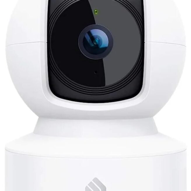 Câmera de segurança inteligente panorâmica/inclinável para ambientes internos Kasa, câmera HD 1080p, 2,4 GHz com visão noturna, detecção de movimento para monitor de bebês e animais de estimação