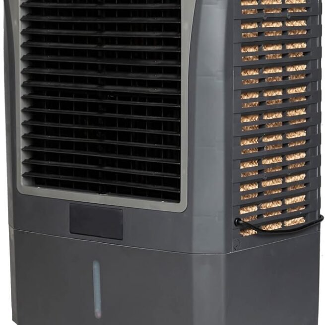 Hessaire MC37M Refrigerador de ar oscilante evaporativo portátil para ambientes internos ou externos para 950 metros quadrados de espaço com reservatório de água