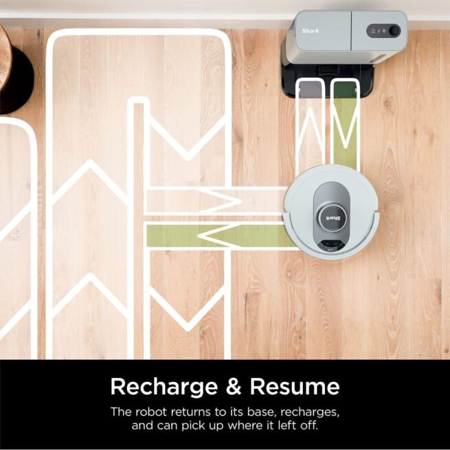 Shark Robô aspirador de pó AI Ultra Voice Control com Matrix Clean, mapeamento doméstico, capacidade para 60 dias, base autovazia GG para casas com animais de estimação, carpete e pisos rígidos