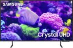 SAMSUNG Smart TV HDR de cristal de classe UHD 4K DU7200 de 65 polegadas com som de rastreamento de objetos Lite, PurColor, Motion Xcelerator, Mega Contrast, Q-Symphony (UN65DU7200, modelo 2024)
