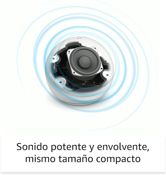 Echo Dot (Última generación) | Altavoz inteligente wifi y Bluetooth con Alexa, con sonido más potente y de mayor amplitud | Blanco