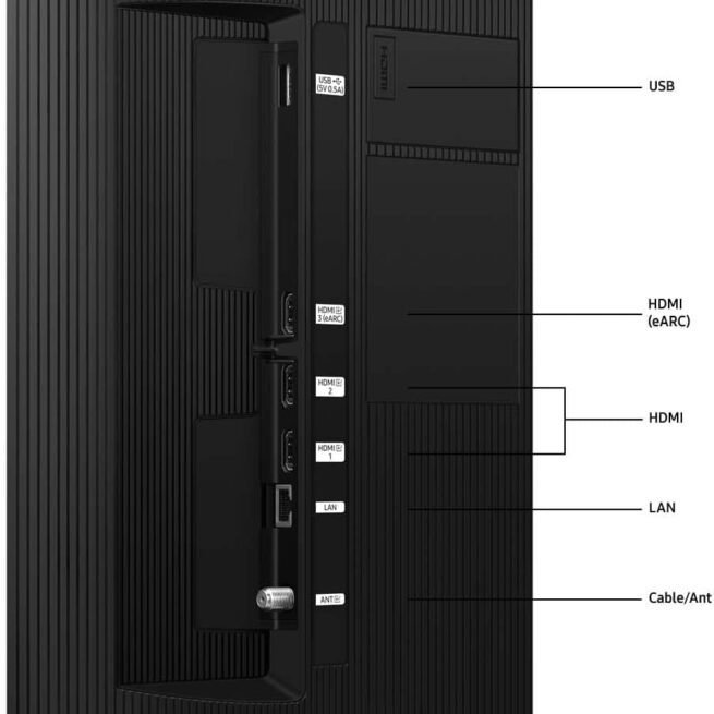 SAMSUNG Smart TV HDR de cristal de classe UHD 4K DU7200 de 65 polegadas com som de rastreamento de objetos Lite, PurColor, Motion Xcelerator, Mega Contrast, Q-Symphony (UN65DU7200, modelo 2024)