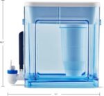 ZeroWater Dispensador de jarro de filtro de água de 5 estágios pronto para leitura de 22 xícaras com filtro de água zero TDS de 5 estágios 0 – Certificado IAPMO para reduzir metais, cloro, chumbo