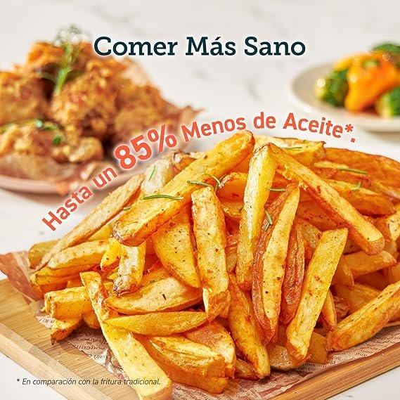 COSORI Fritadeira sem óleo 5,5 l, preto, branco e vermelho