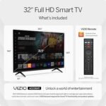 VIZIO Smart TV Full HD 1080p de 32 polegadas com DTS Virtual: X, compatibilidade Alexa, Google Cast integrado, compatível com fone de ouvido Bluetooth, (VFD32M-08 novo)