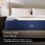 Colchão completo de 30,5 cm – Espuma viscoelástica de gel de luxo – Teste noturno 365 – Camadas premium para alívio de pressão – Garantia eterna – Certificado CertiPUR-US®