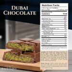 Eastanbul Dubai Chocolate Bar Pistachio, 7oz, Premium Pistachio Dubai Chocolate Bar, Viral Candy with Shredded Phyllo Dough, Knafeh, Gift Box.