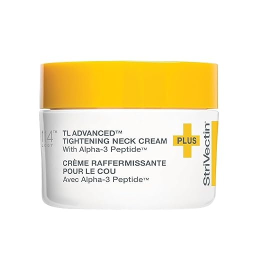 StriVectin StriVectin Tighten & Lift Advanced Neck Cream PLUS com Peptídeos™ Alfa-3 para Pescoço & Decote, Aparência suavizante de rugas e linhas finas, melhora a pele crepe & linhas verticais, para uma pele suave e suave.