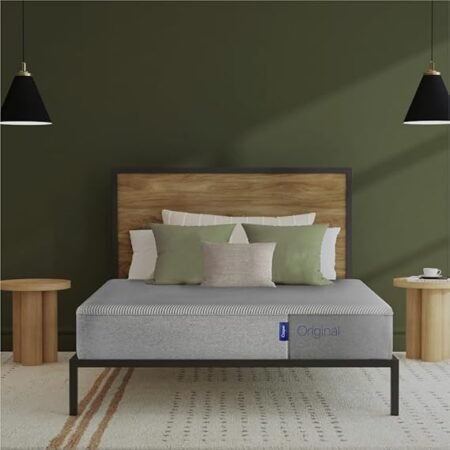 Casper Sleep Original Foam, Colchão King Size com Zoneed SupportTM - Cama de espuma viscoelástica média firme em uma caixa - Teste de 100 noites - 10 anos de garantia - Colchão CertiPUR-US, cinza