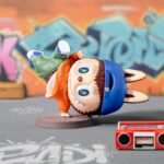 LABUBU Hip-hop Figura Menina