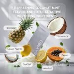 Kit de tiras de clareamento dental natural com 14 tratamentos - clareador de dentes sensíveis, sem peróxido, tiras brancas seguras para esmalte - Clareamento dental instantâneo sem danos.